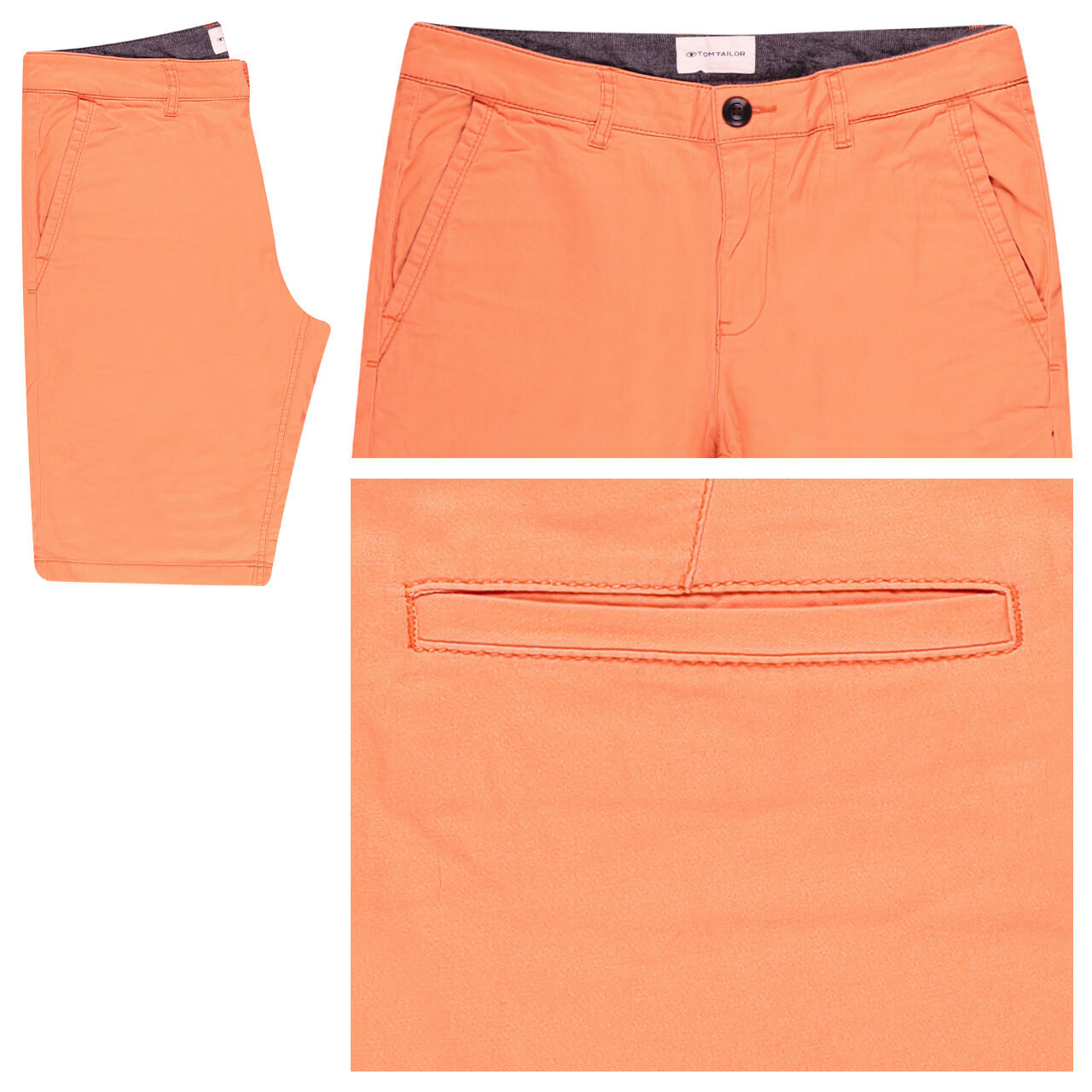 Tom Tailor Chino Baumwoll Bermuda copper orange Tom Tailor Chino Baumwoll Bermuda copper orange