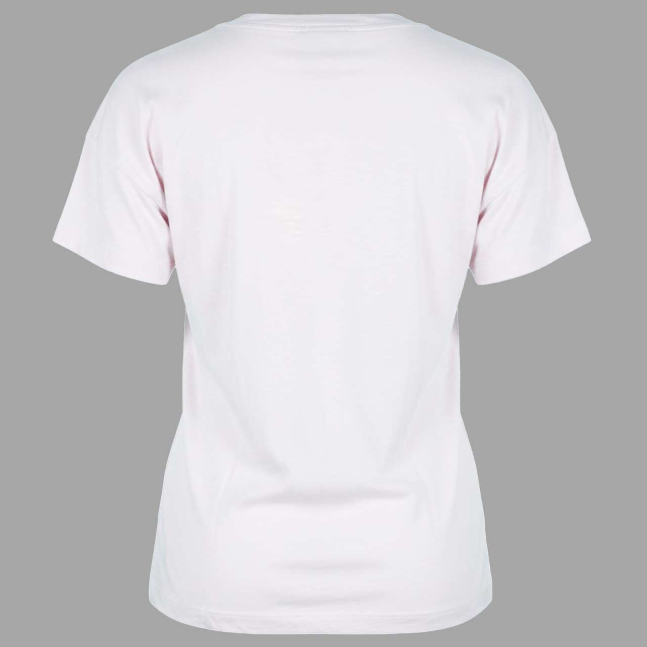 Damen T-Shirt Basic Short von Street One Studio in Weiß meliert, Rückansicht