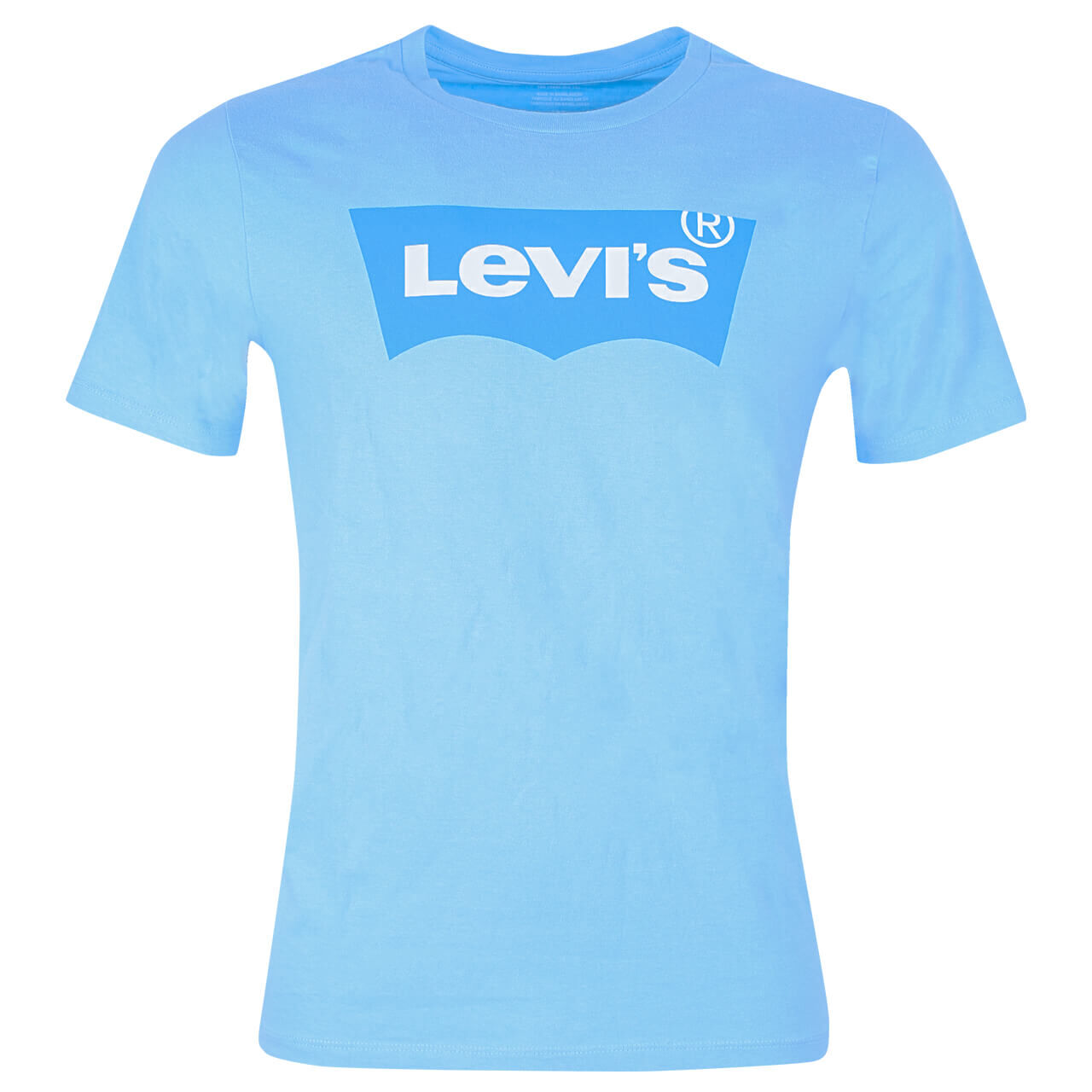 Levis Logo T-Shirt für Herren in Blau mit Schriftzug, FarbNr.: 1041