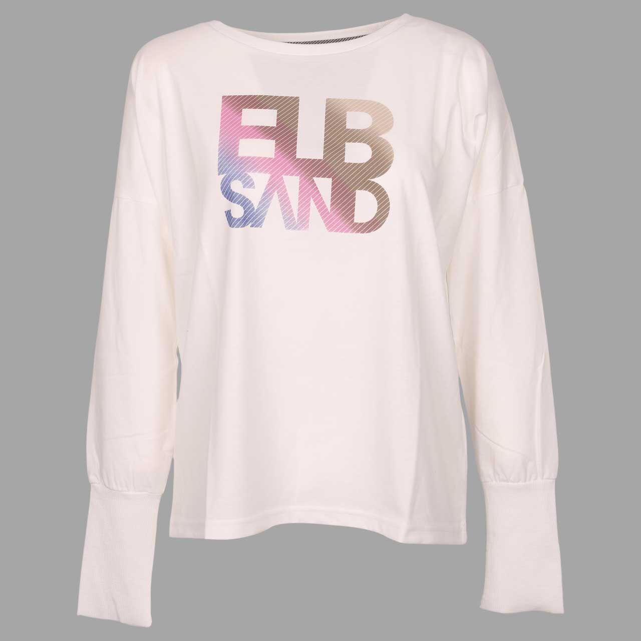 Elbsand Damen Langarm Shirt Ildrid cloud white printed