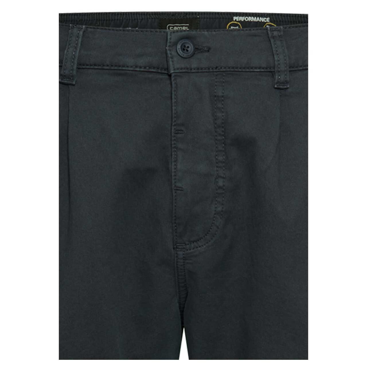 Stretch Herren Baumwollhose Woodstock von Camel active in Dunkelblau, detaillierte Ansicht vorne