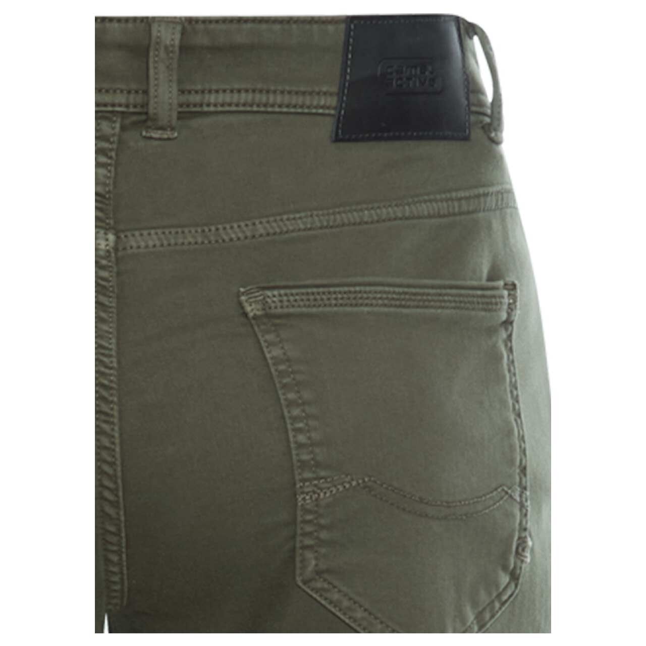 Camel active Woodstock fleXXX Baumwollhose dark olive green