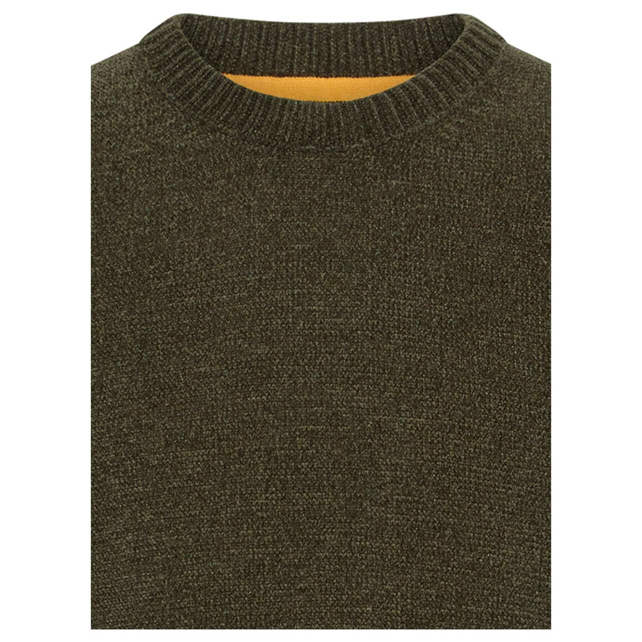 Herren Pullover von Camel active in der Farbe Olivgrün, detaillierte Vorderansicht