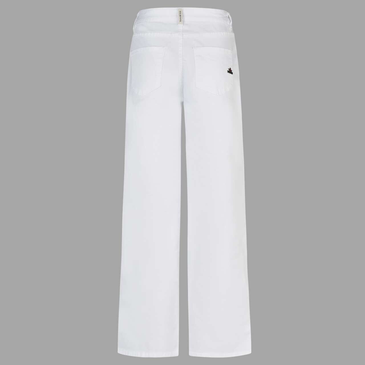 Damen Baumwollhose Wide Leg Stretch Summer Twill von Buena Vista, Rückansicht