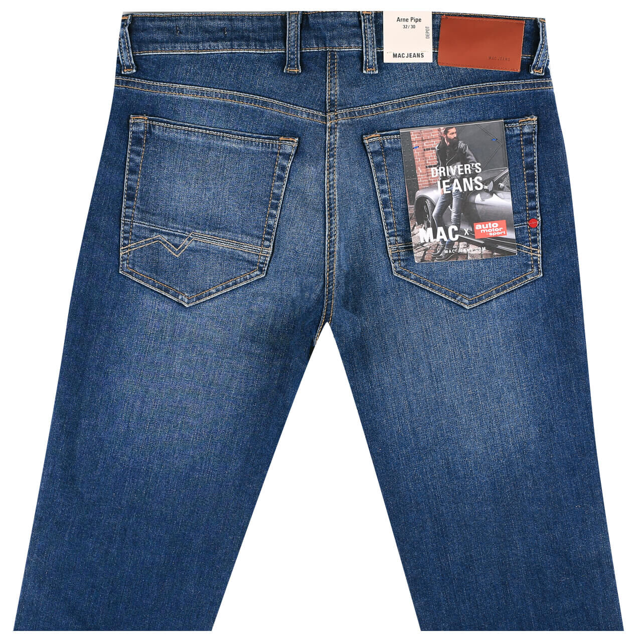 MAC Jeans Arne Pipe für Herren in Blau H662