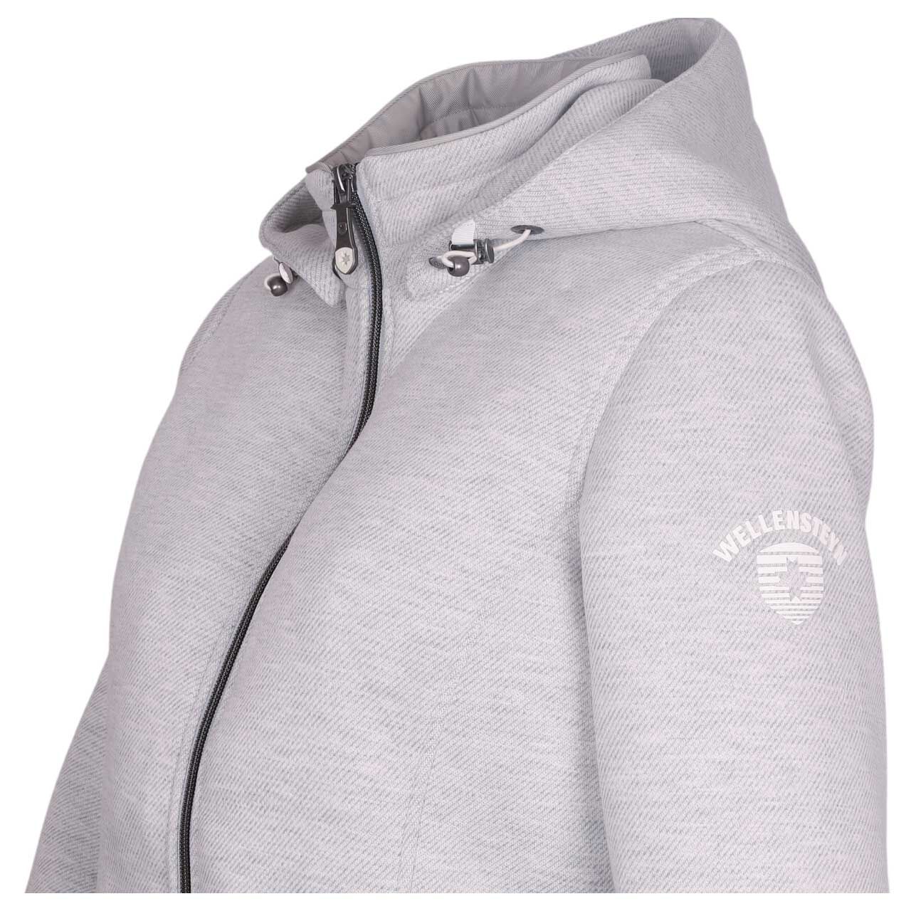 Damen Jacke Sarasota Lady von Wellensteyn in Hellgrau, Detailansicht Hinten