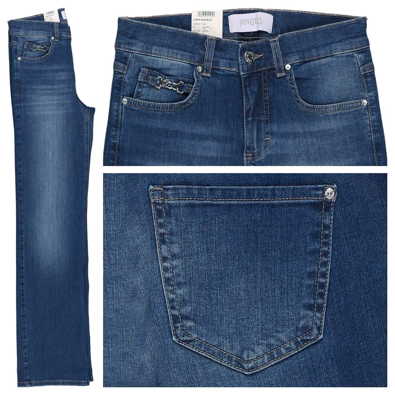 Angels Lara Buckle Jeans brilliant blue used