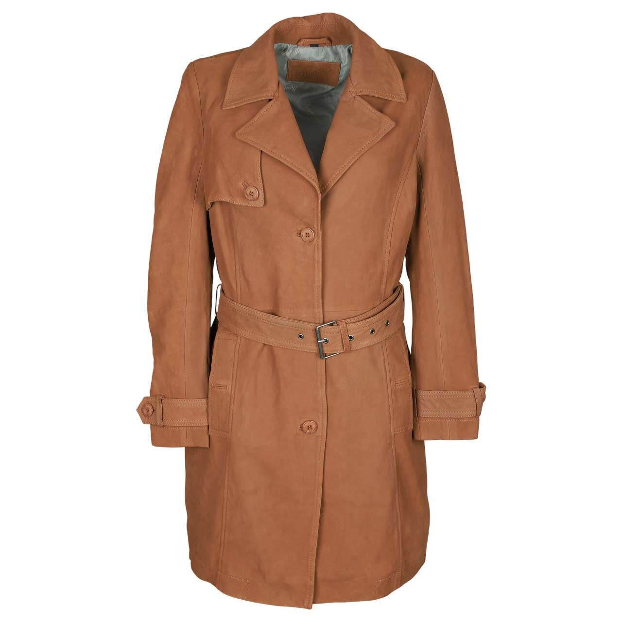 Mauritius Damen Leder Mantel Lilithy cognac