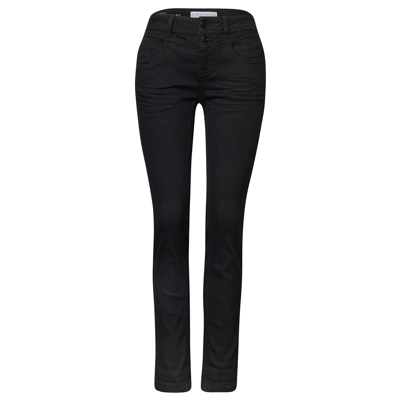 Street One Jane Jeans black clean washed