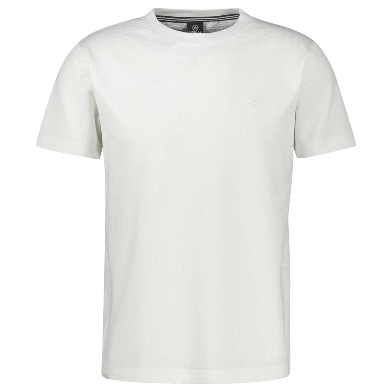 Lerros Herren T-Shirt broken white structured