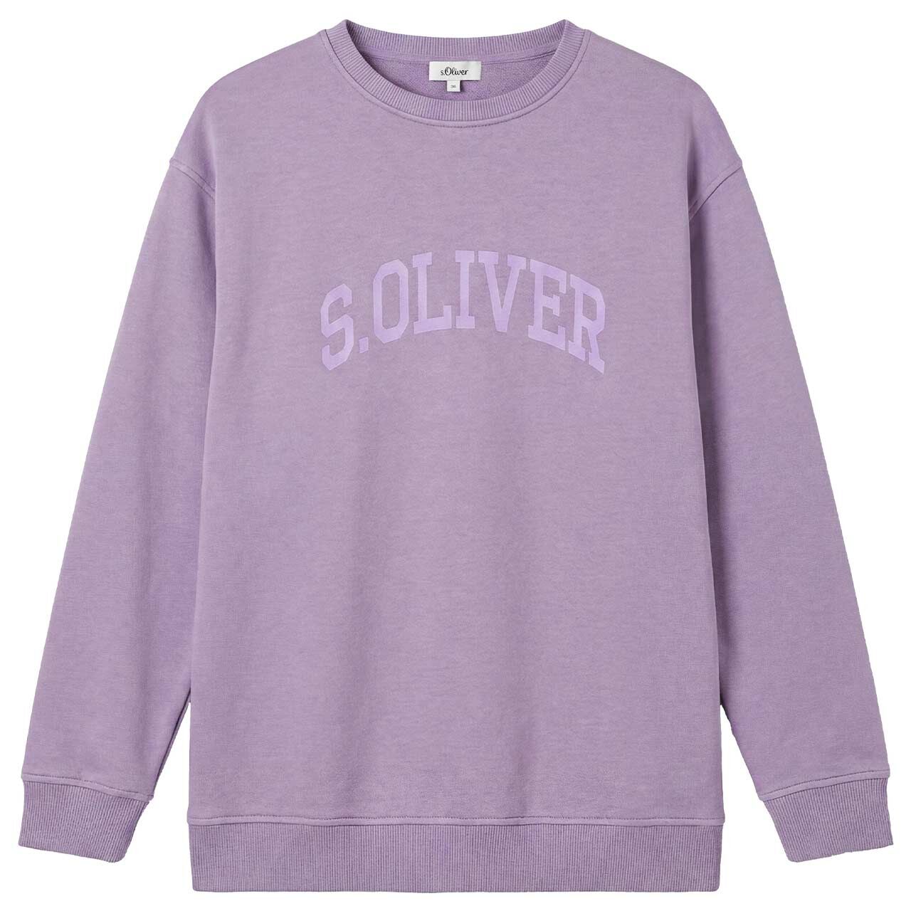 s.Oliver Damen Sweatshirt soft lavender print