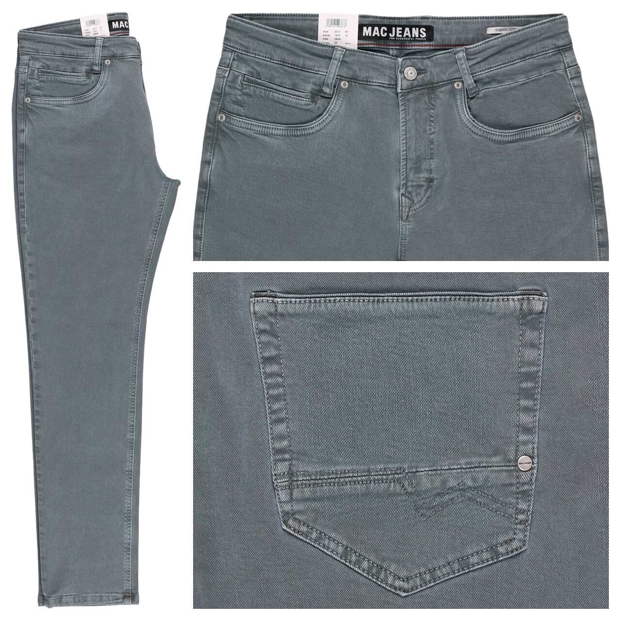 MAC Arne Pipe Driver Jeans rubber grey