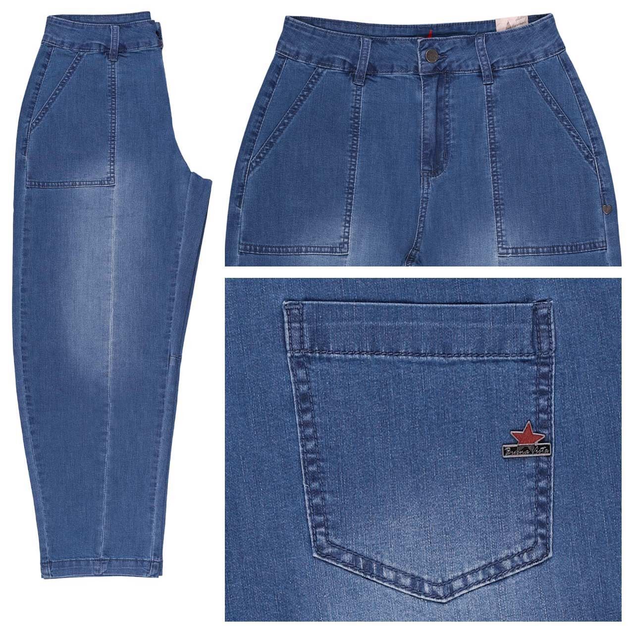 Buena Vista Barrel Worker 7/8 Air Denim Jeans stormy denim