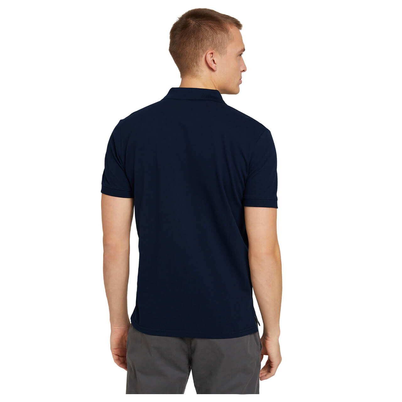 Tom Tailor Herren Piqué Poloshirt contrast sky captain blue