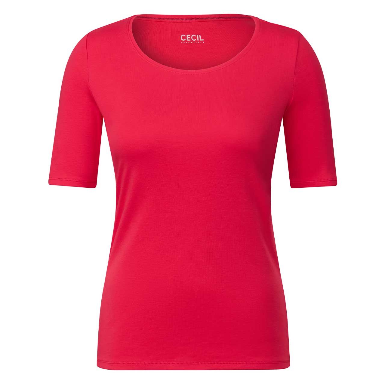 Cecil Damen T-Shirt Lena glazed apple red