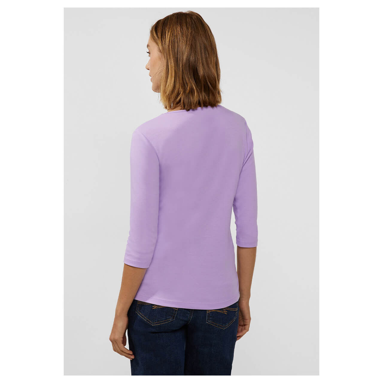 Street One Damen 3/4 Arm Shirt Pania soft pure lilac