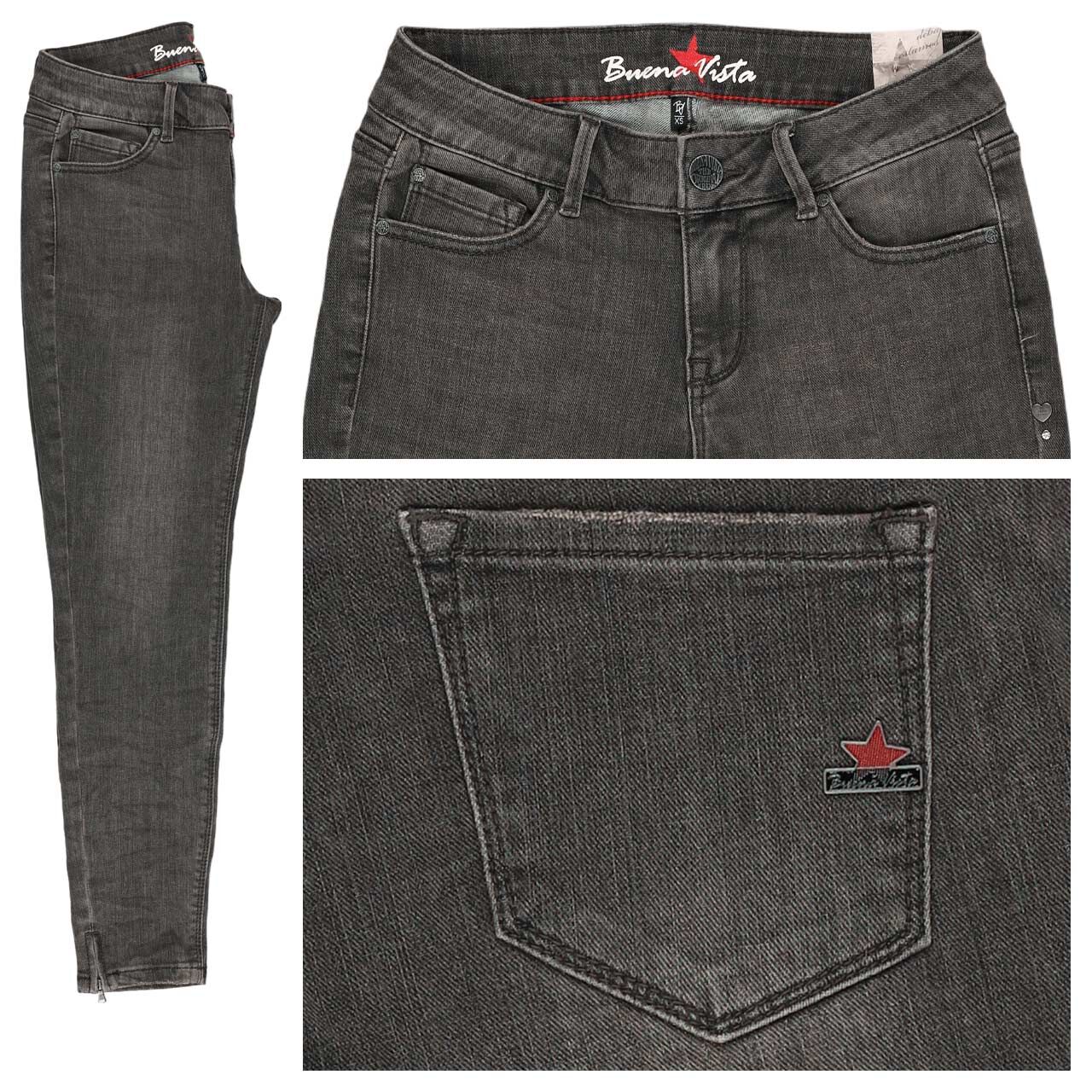 Buena Vista Italy V 7/8 Stretch Denim Jeans vintage black