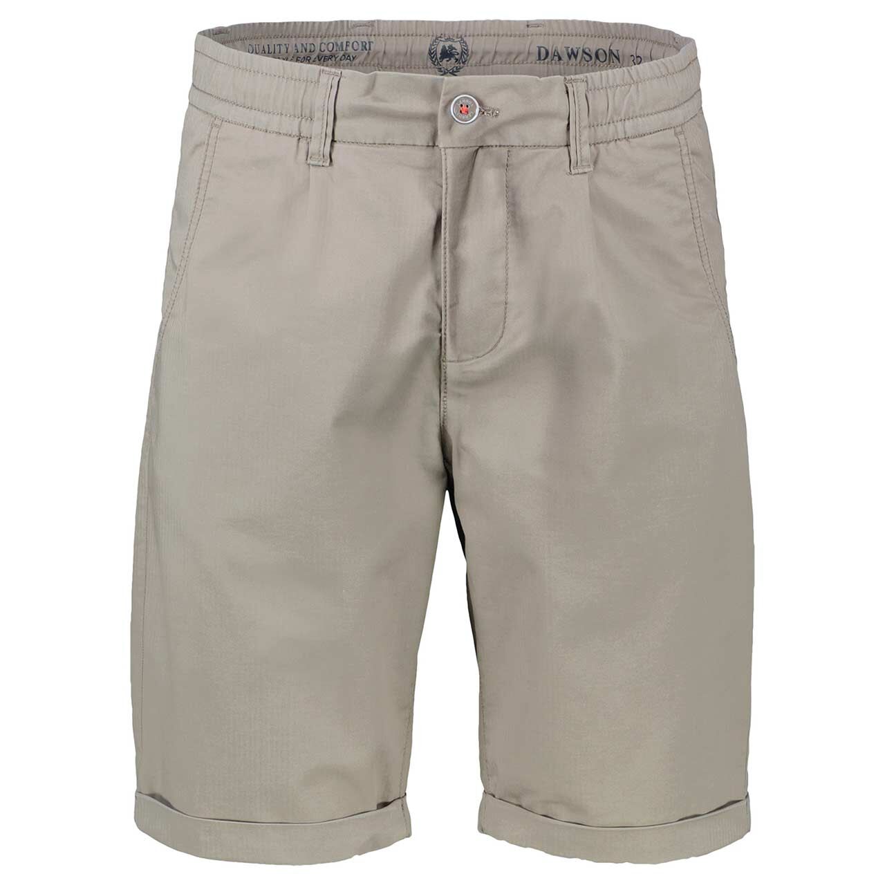 Herren Baumwoll Bermuda Dawson von Lerros in Beige, weitere Vorderansicht