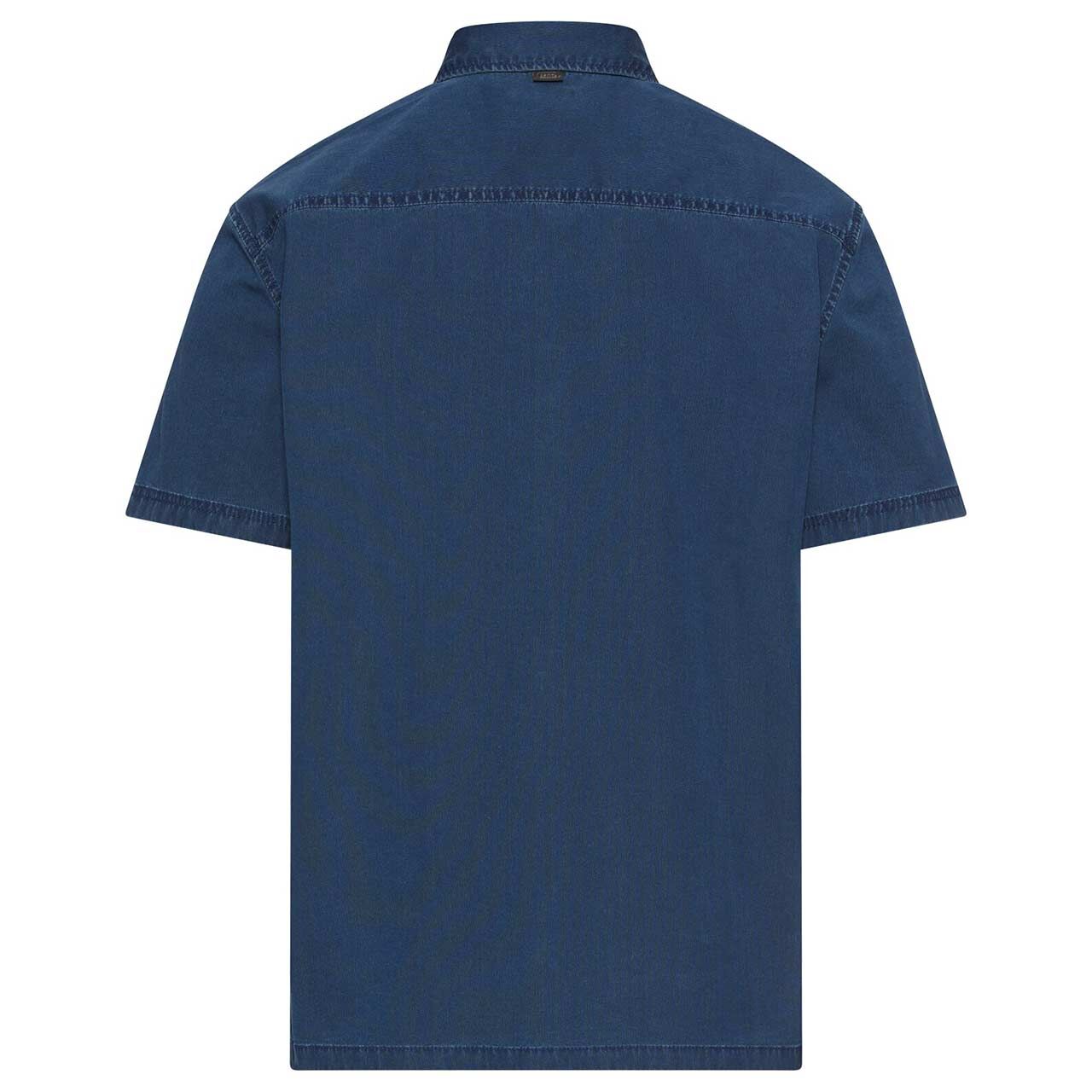 Herren 1/2 Arm Hemd von Camel active in Jeansblau, Rückansicht