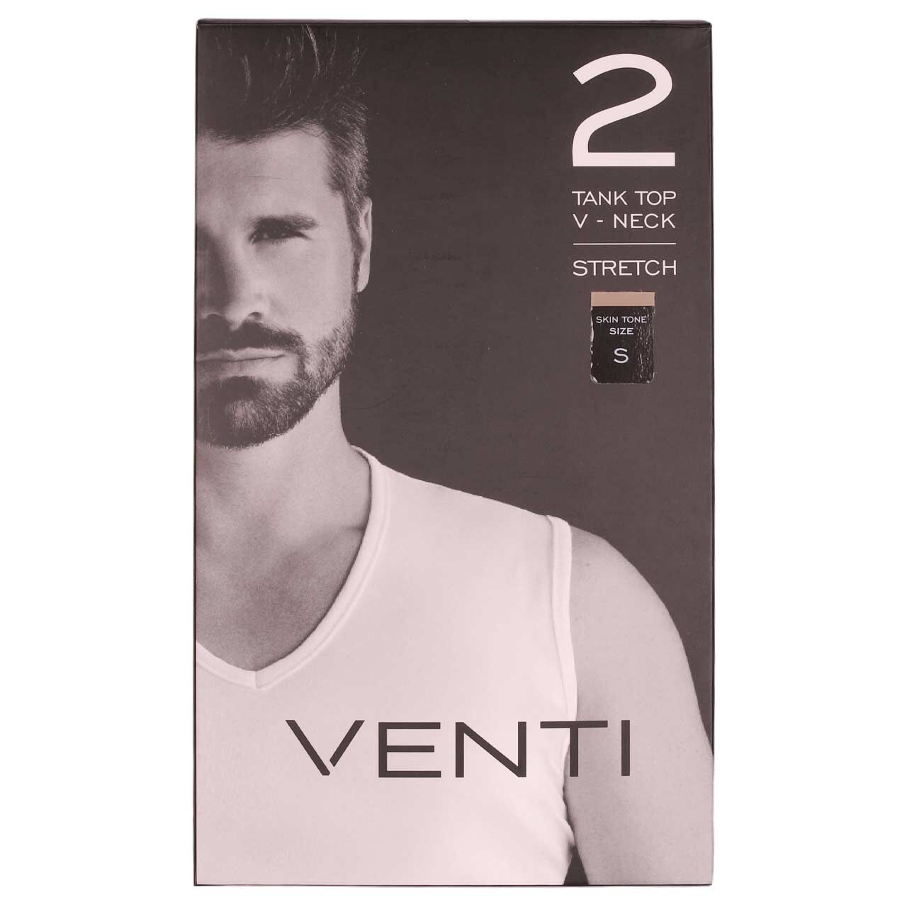 Herren Tank Top Venti von Casa Moda in Beige, Ansicht Verpackung