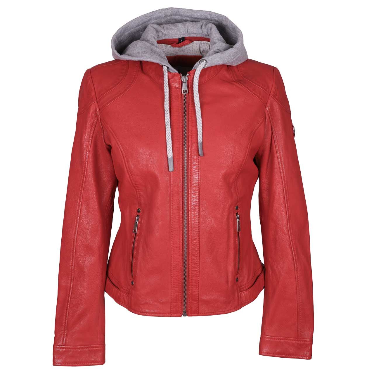 Gipsy (by Mauritius) Damen Lederjacke Adila red