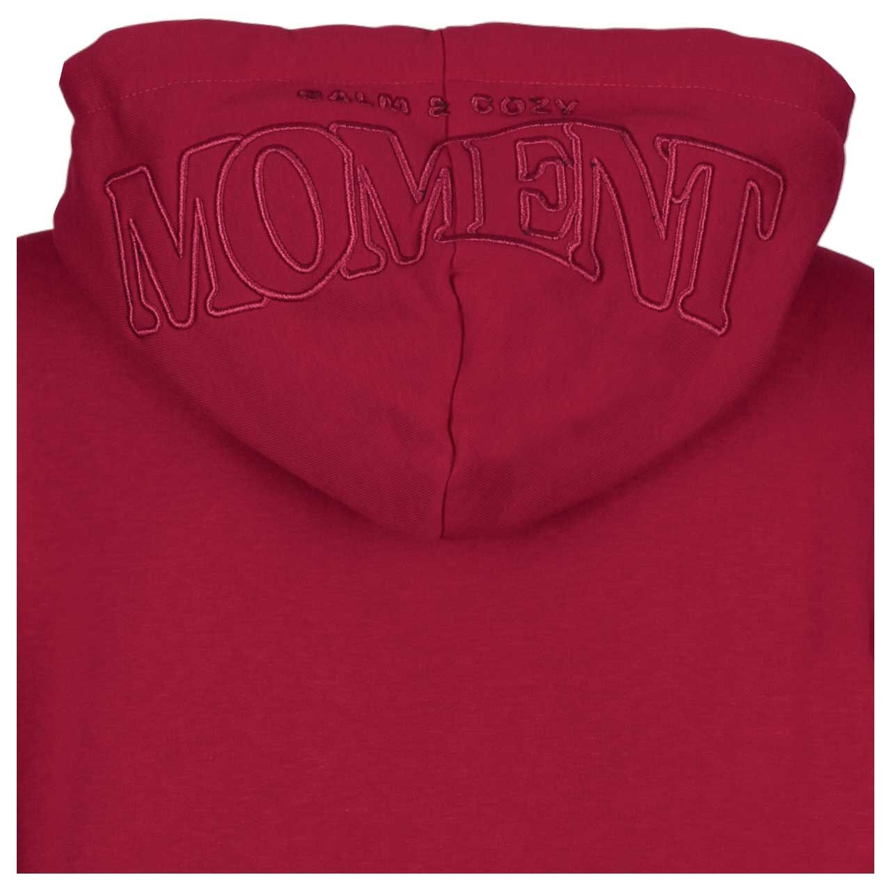 Damen Hoodie Sweatshirt Embroidery von Cecil in Magenta, Detailansicht hinten