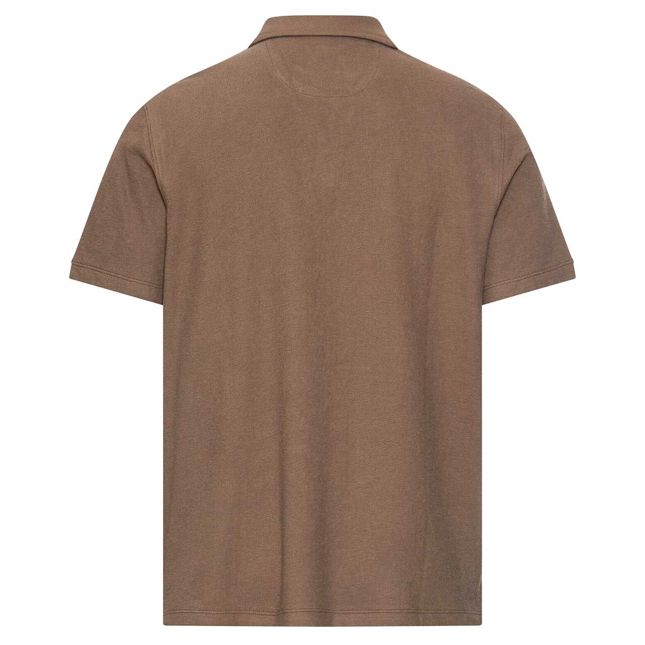 Herren Poloshirt von Camel active in Braun, Rückansicht