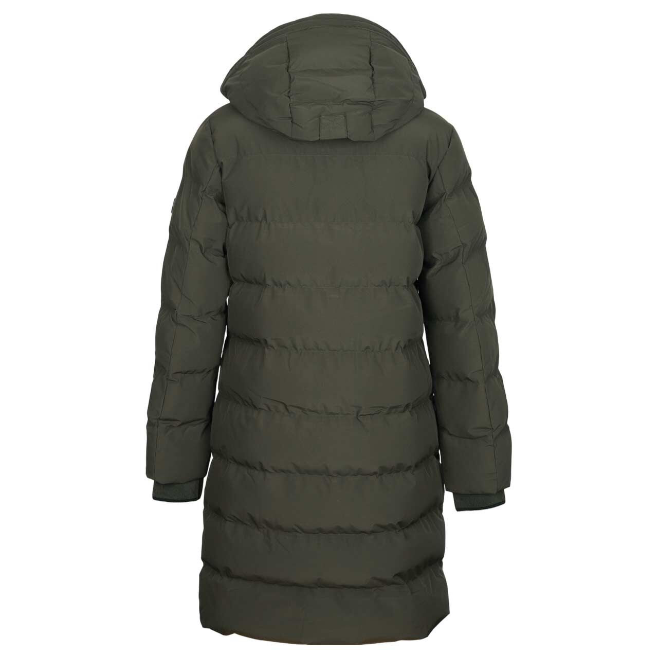 Damen Jacke Goldmine Long von Wellensteyn in Dunkelgrün, Rückansicht