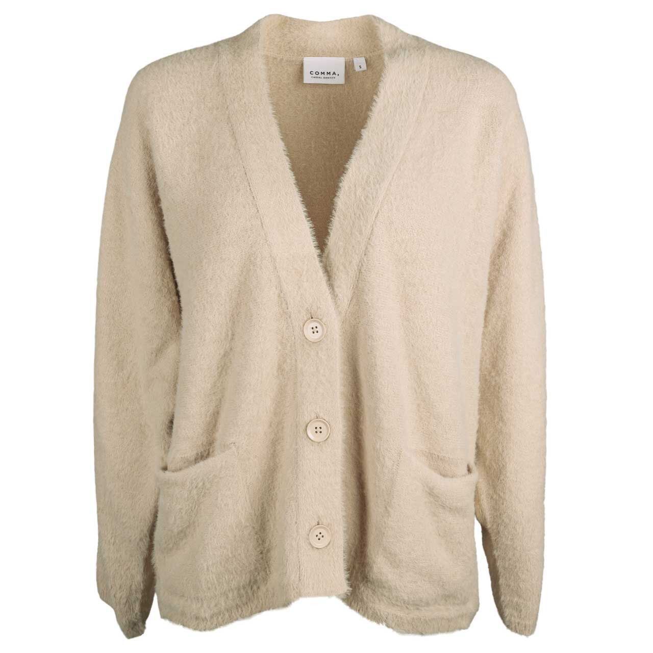 Comma Damen Strickjacke sand