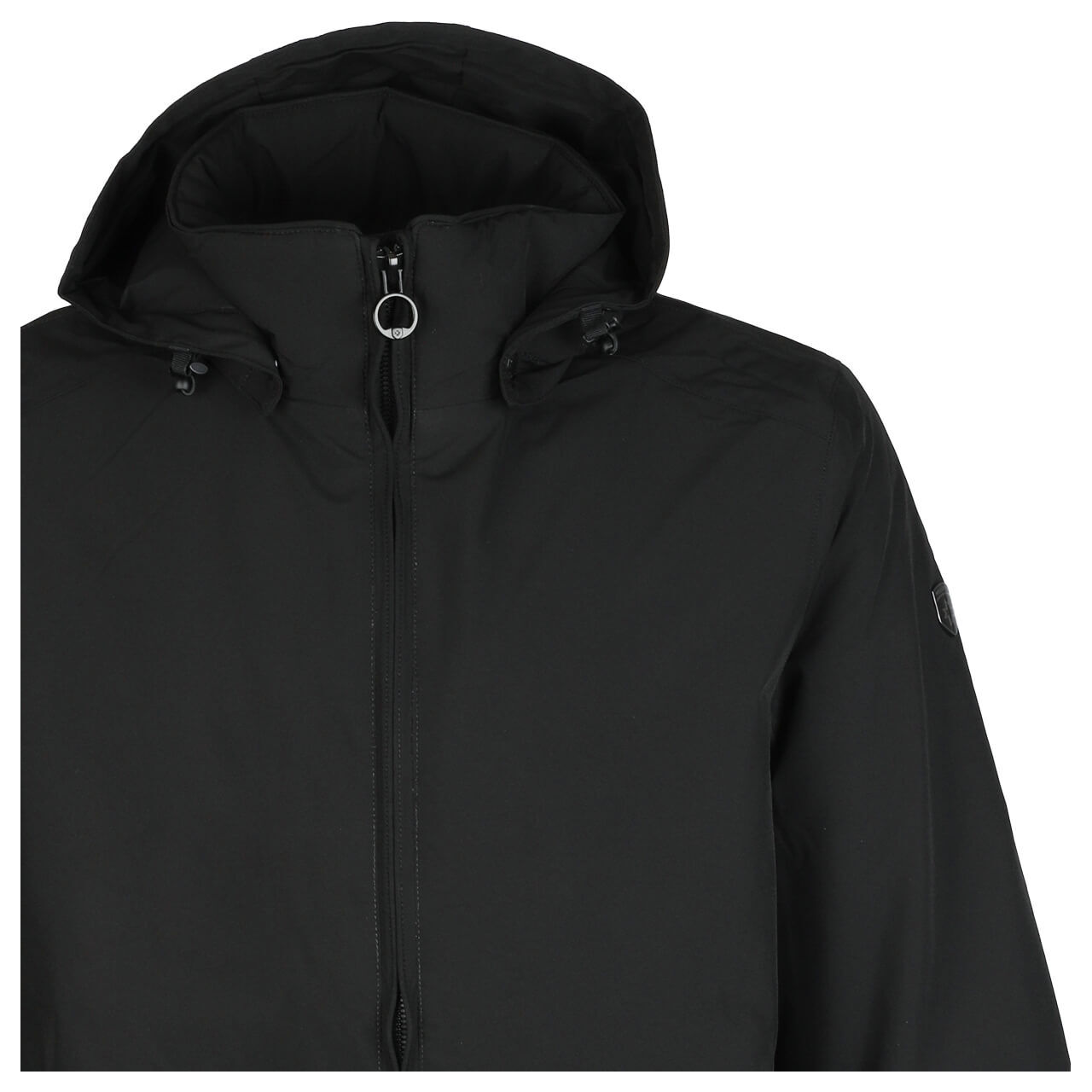 Herren Jacke Serpentine Long von Wellensteyn in Schwarz, detaillierte Vorderansicht