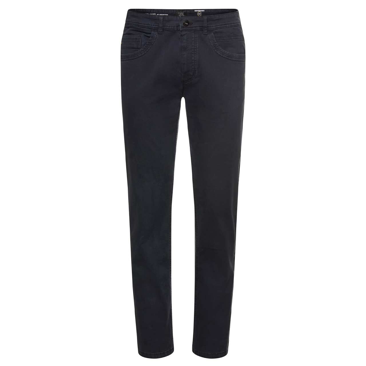 Stretch Herren Baumwollhose Woodstock von Camel active in Dunkelblau, Vorderansicht