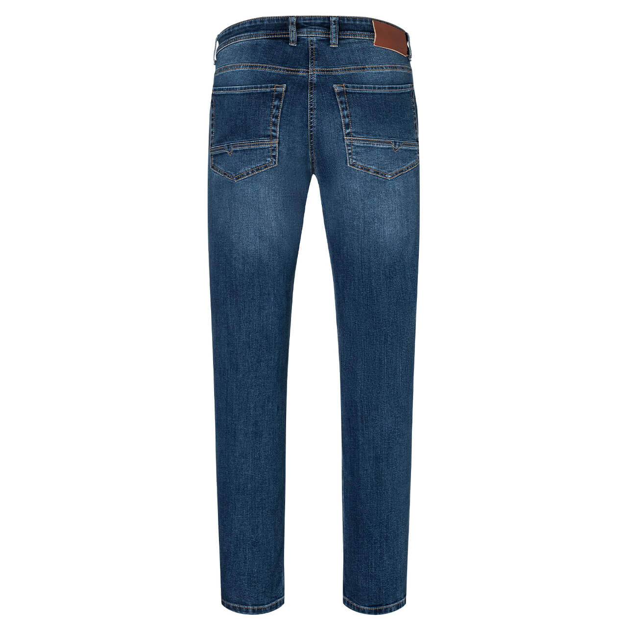 mac-jeans-arne-middleblue-H549-hinten2 MAC Jeans Arne für Herren in Blau angewaschen, FarbNr.: H549