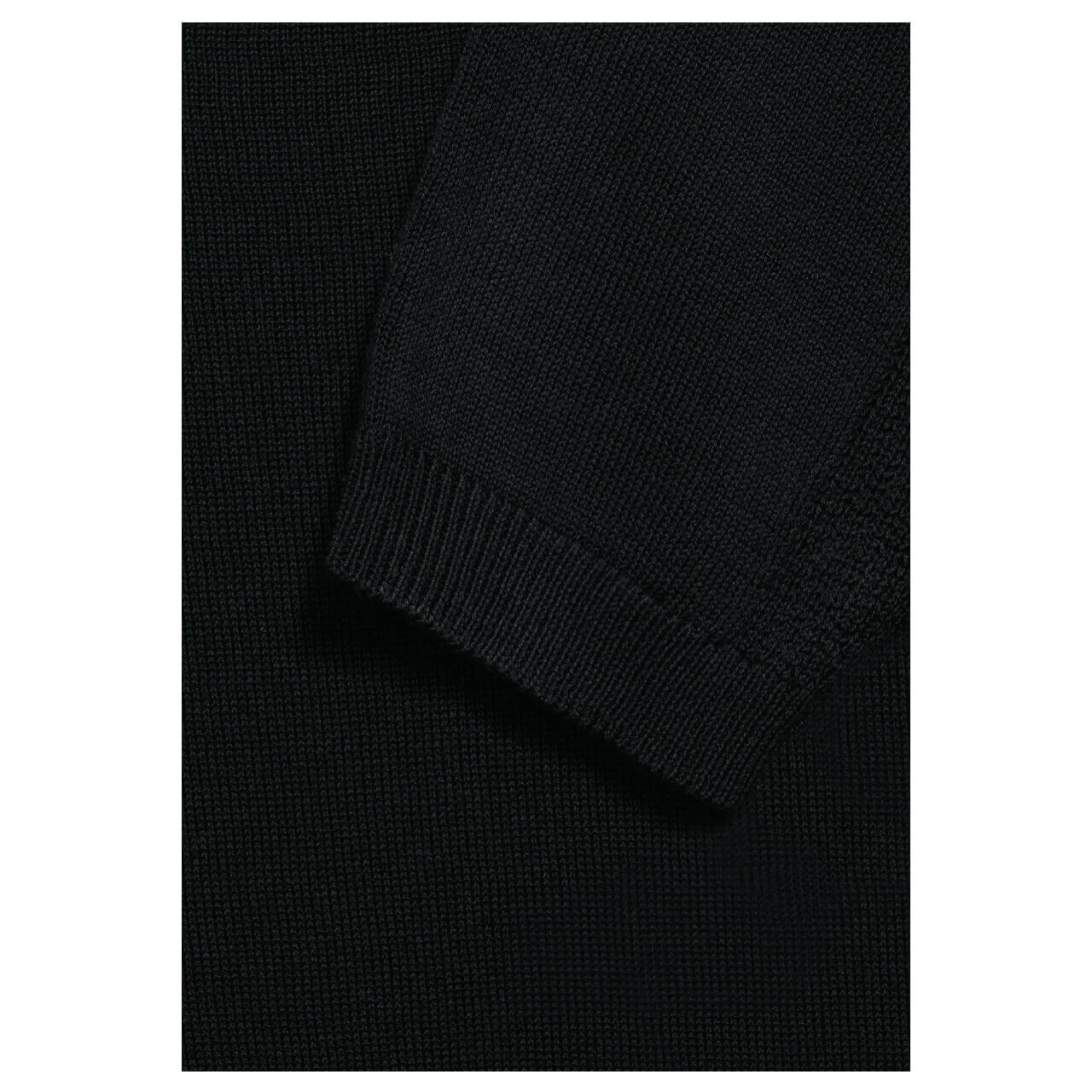 Cecl Basic Pullover für Damen in Schwarz, FarbNr.: 10001