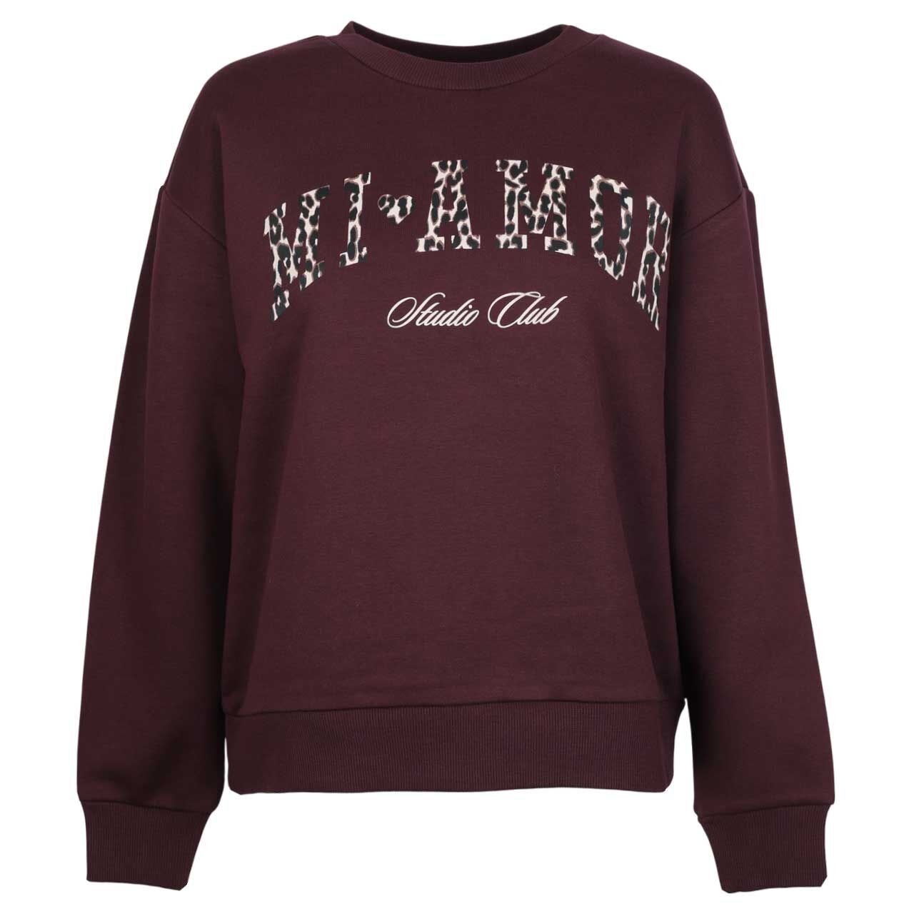 Street One Studio Damen Sweatshirt Crewneck With Print very berry