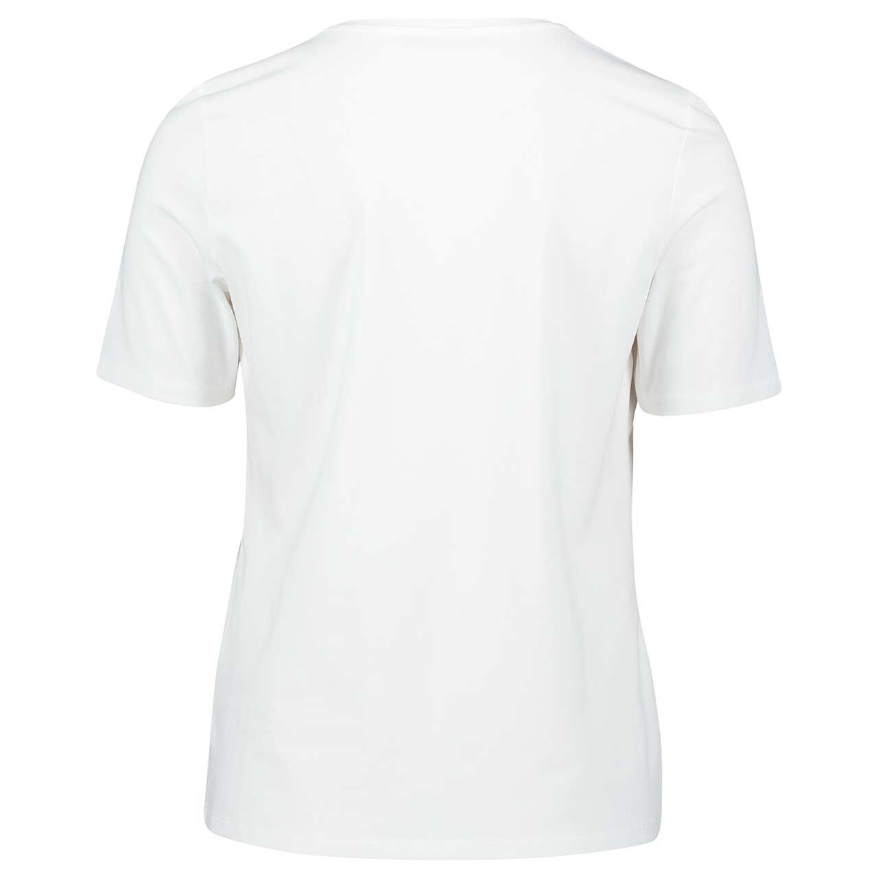 Damen T-Shirt von Betty Barclay in Cremeweiß mit Print, Rückansicht