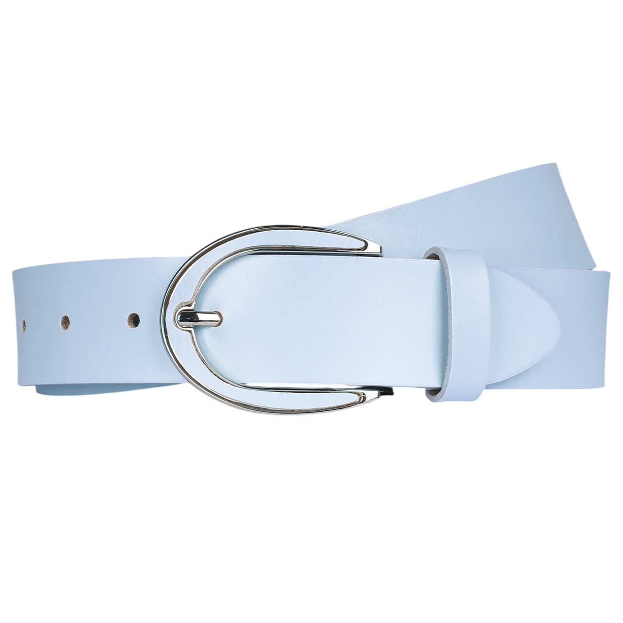 Bernd Götz Damen Nappaleder Gürtel sky blue