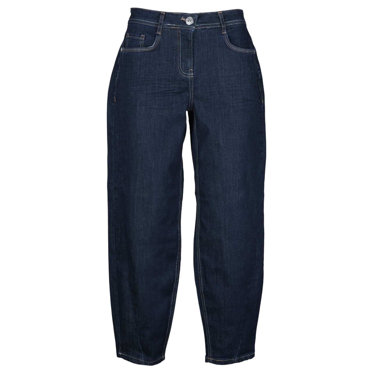 Cecil Scarlett Barrel Ankle Jeans rinsed wash