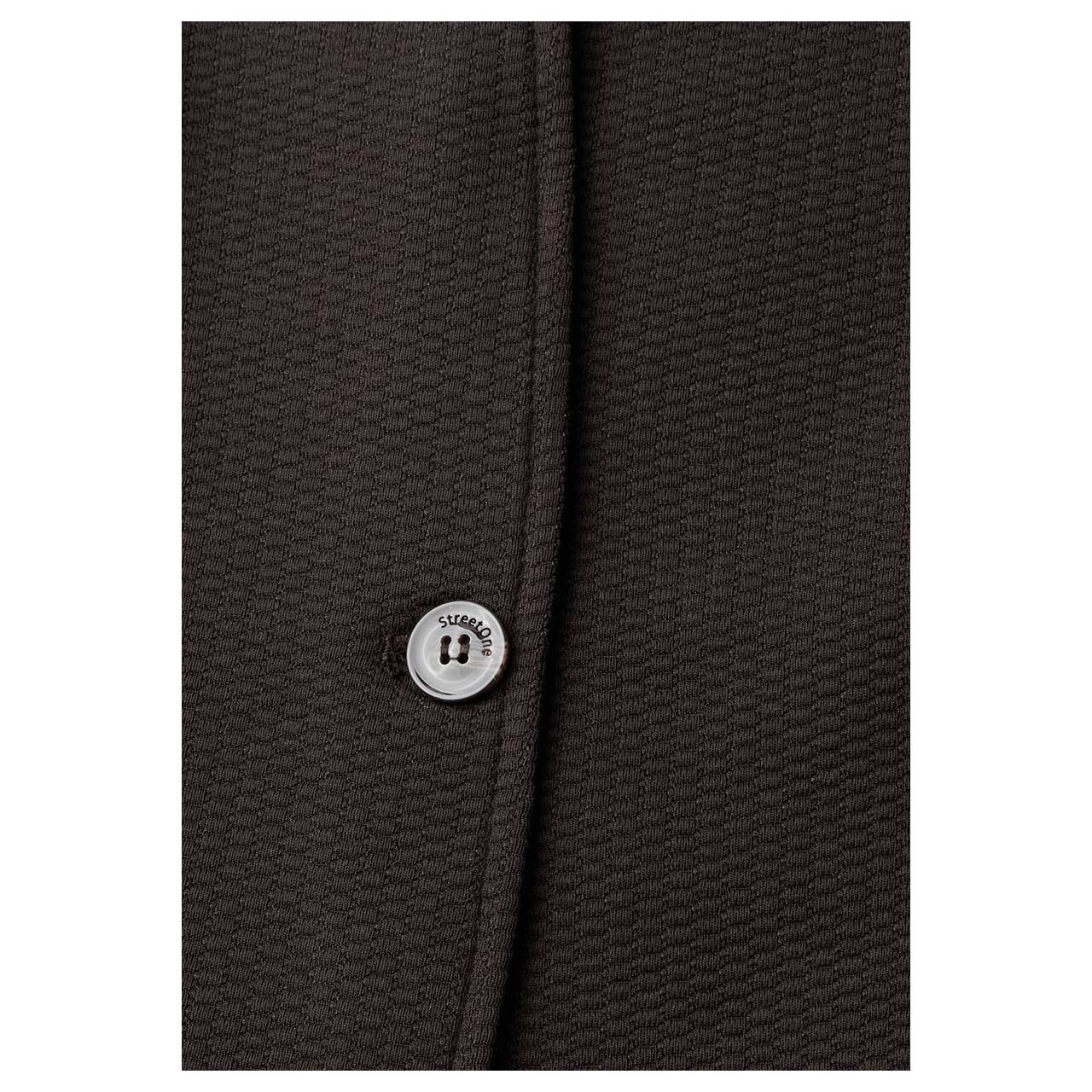 Street One Damen Blazer Structured Jersey black coffee