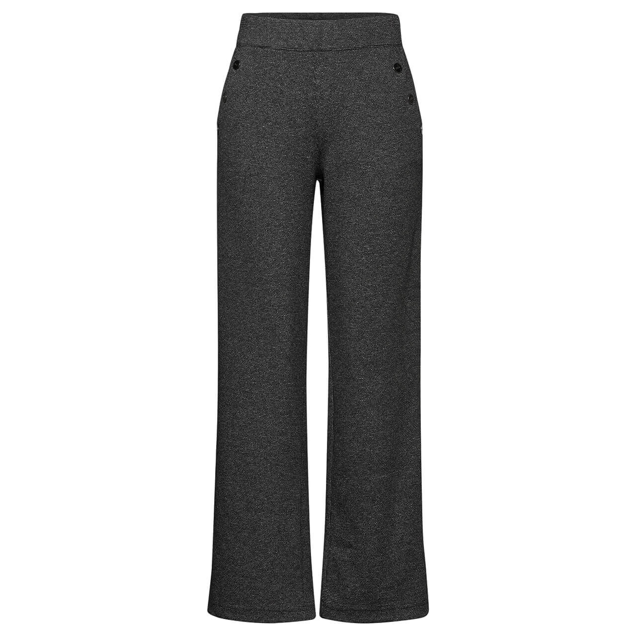 Street One Straight Leg Hose black grey