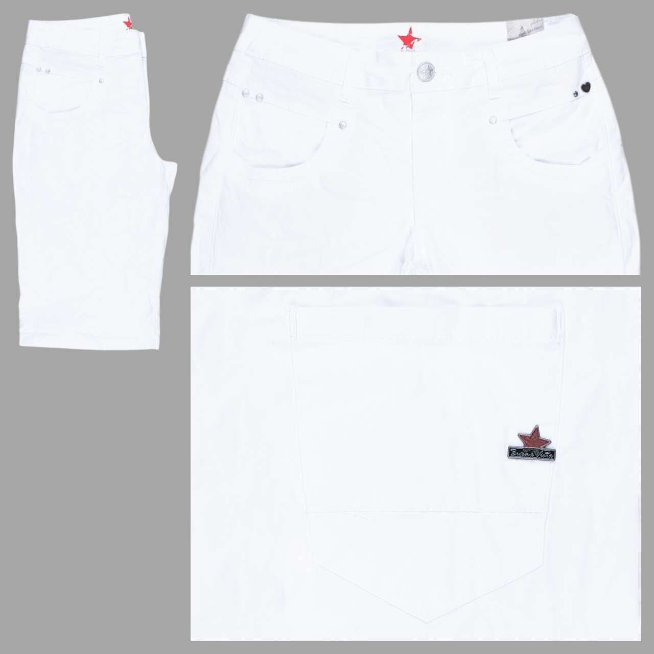 Buena Vista Anna C-Short Stretch Twill Baumwollhose white Buena Vista Anna C-Short Stretch Twill Baumwollhose white