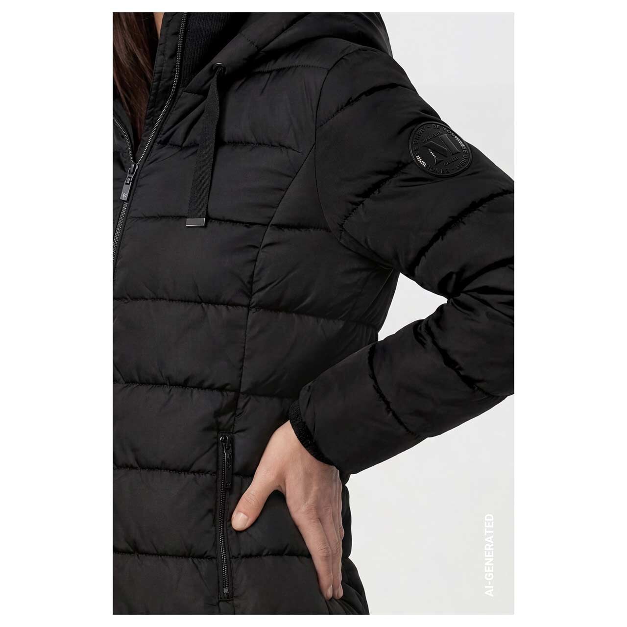Monari Damen Mantel black