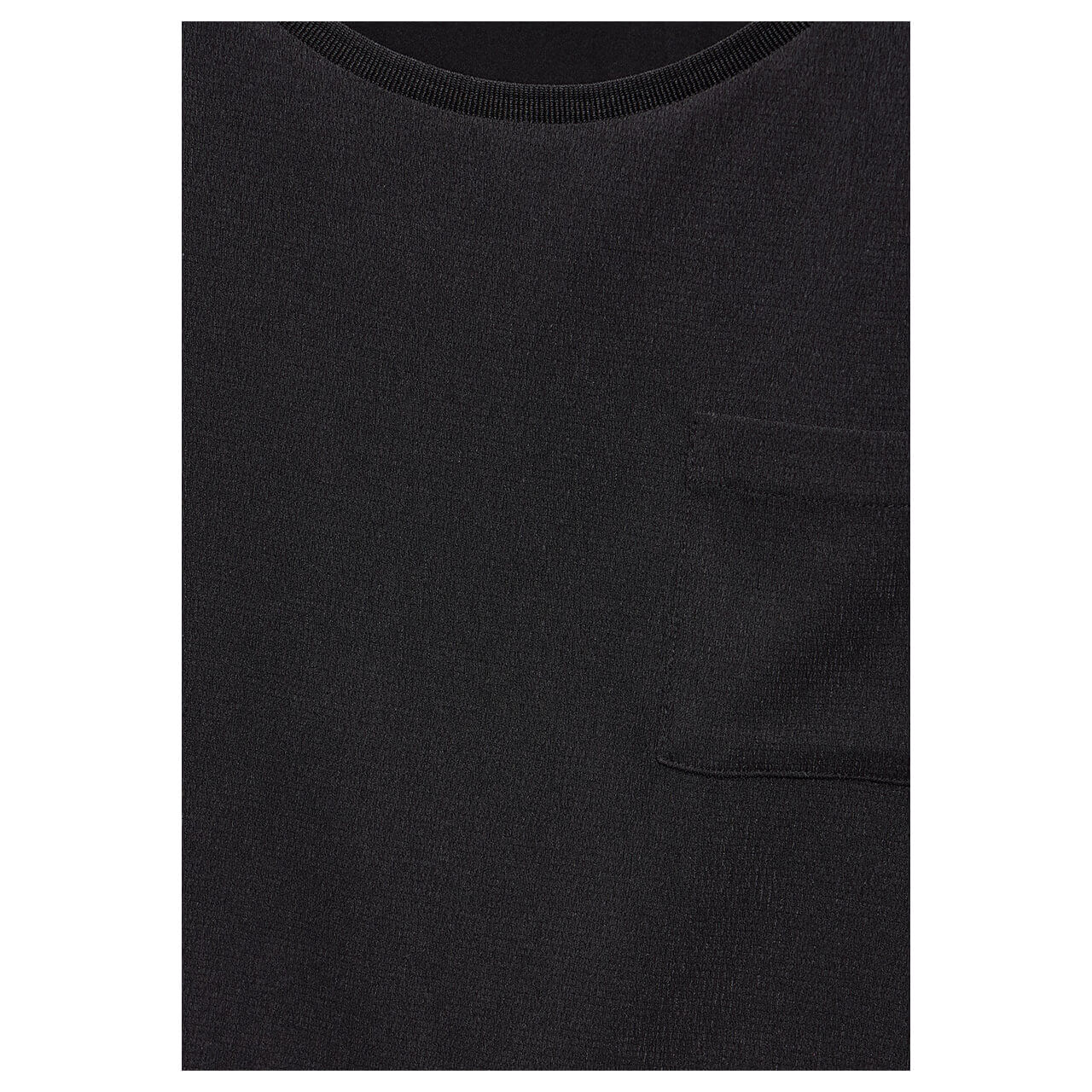 Street One Damen T-Shirt Structure Mix black