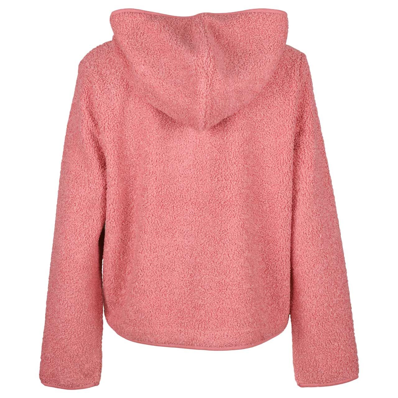 Damen Teddyjacke Hood Jacket von Street One in Rosa, Rückansicht