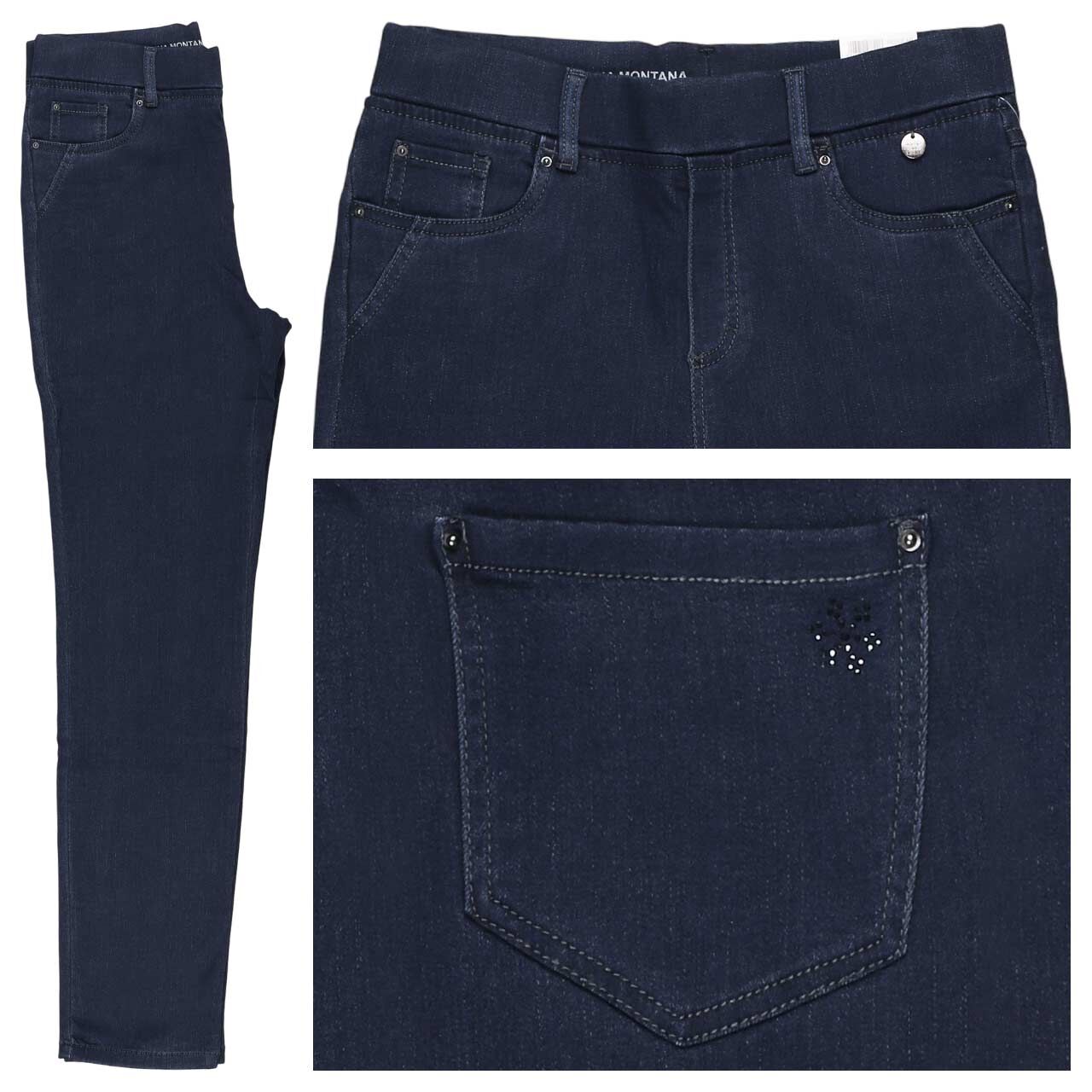 Anna Montana Angelika Jeans blue black thermo denim