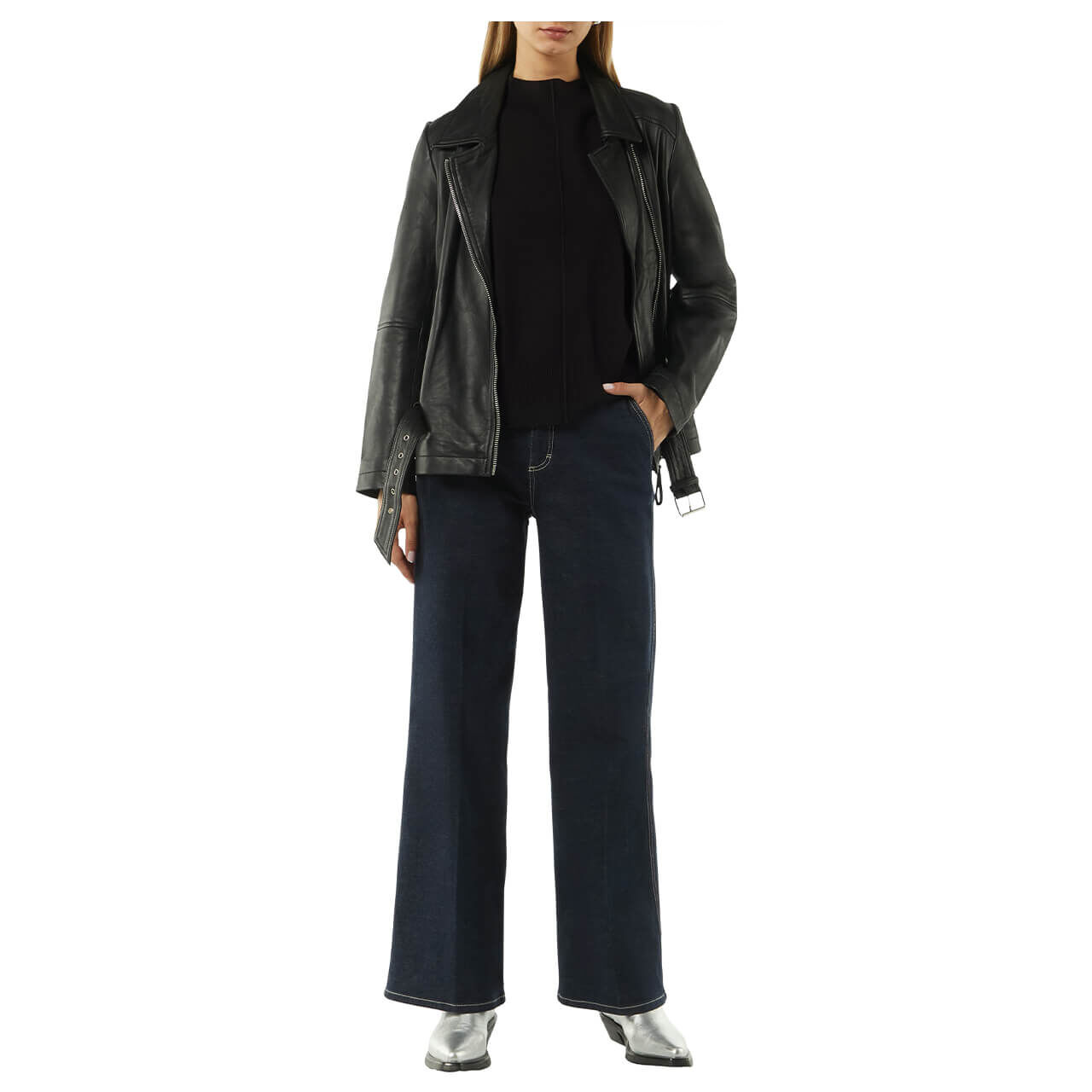 Comma Damen Pullover black