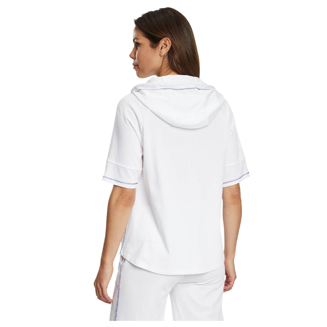 Betty Barclay 1/2 Arm Hoodie Sweatjacke für Damen in Weiß, FarbNr.: 1000
