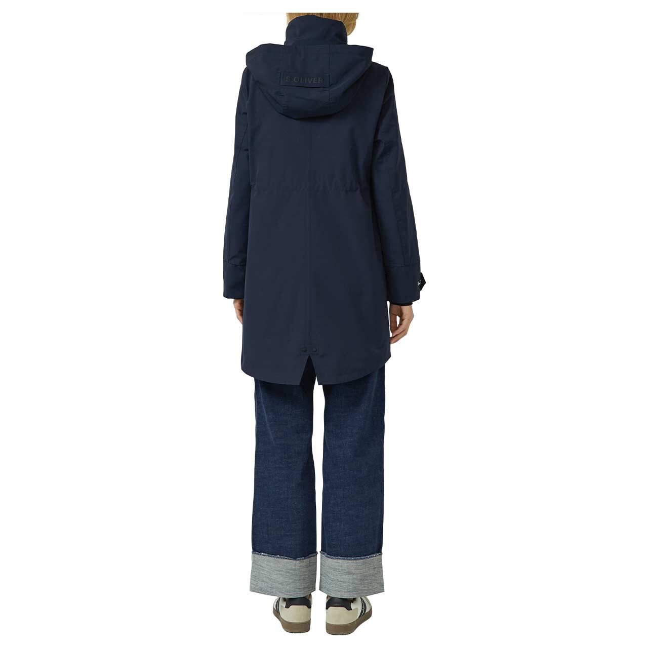 Damen Jacke von s.Oliver in Dunkelblau, Rückansicht Model