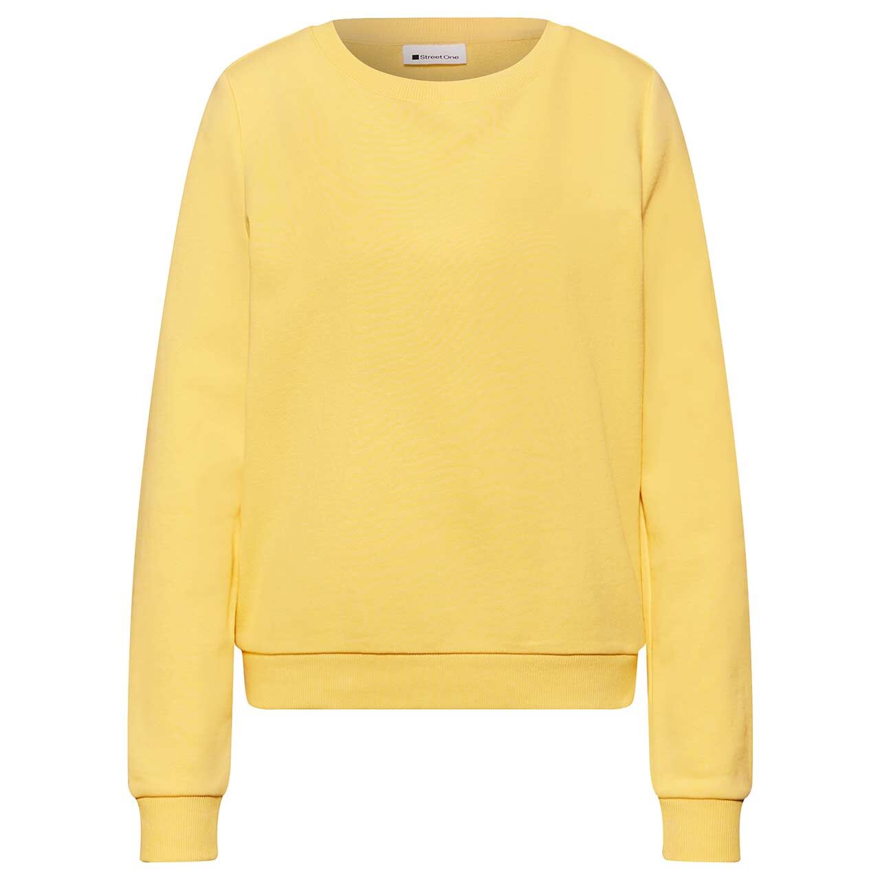 Street One Damen Sweatshirt Basic bloom yellow