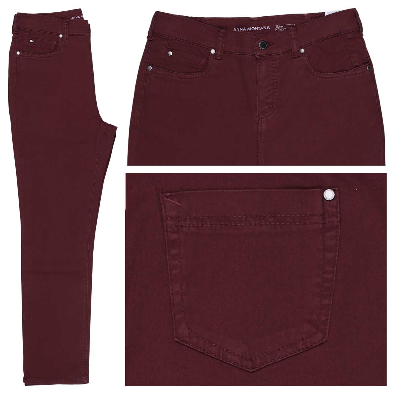 Anna Montana Dora Jeans burgundy