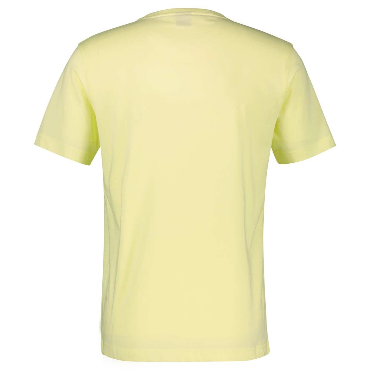 Herren T-Shirt von Lerros in Gelb, Rückansicht